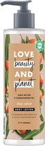 Love Beauty and Planet Shea Butter & Sandalwood Oil Shea Velvet Bodylotion - 6 x 400 ml - Voordeelverpakking