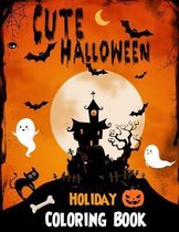 Cute Halloween Holiday Coloring book
