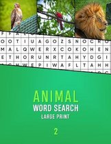 Large Print Wordsearch- Animal Word Search Large Print 2