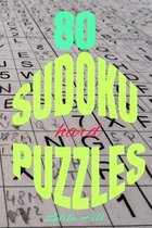 80 Sudoku HARD Puzzles with Solutions Size 6 x 9 Glossy Cover