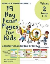 Volume 2, Bundle- 19 Day Feast Pages for Kids Volume 2 / Book 1
