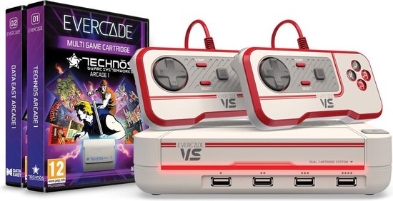 Evercade VS home console - premium pack - 2 controllers - 2 cartridges