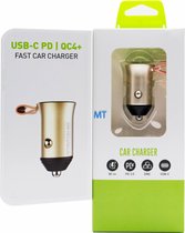 USB-C Fast Car Charger C509Q// Snel Oplader