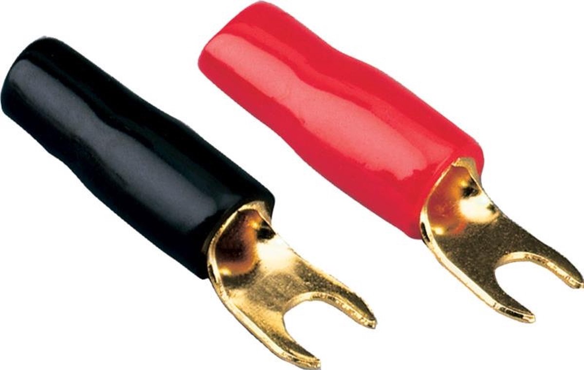 Vork kabelschoen 20mm² 50 Stuks rood