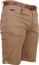 Deeluxe - Heren Short - Met Gratis Riem - City - Camel