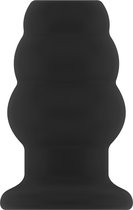 No.51 - Large Hollow Tunnel Butt Plug - 5 Inch - Black