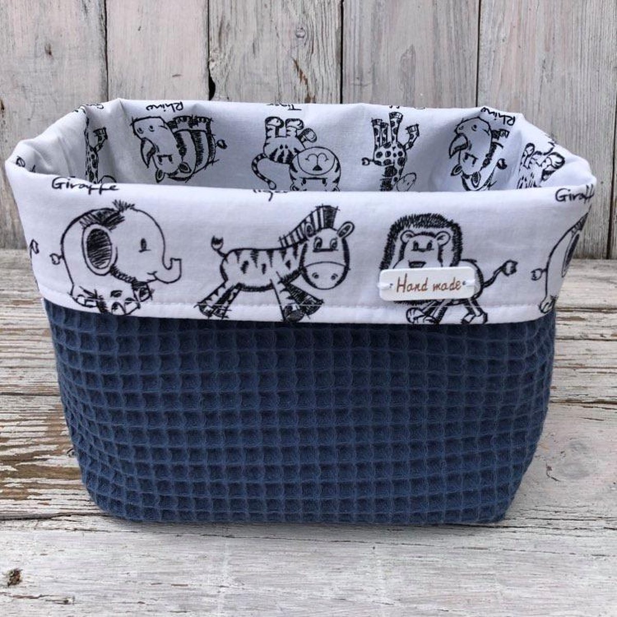 Commodemandje - Klein - Dieren - Jeans blauw