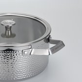Vargen & Thor - Pixel - 4 liter pan - ⌀24 cm - zilver