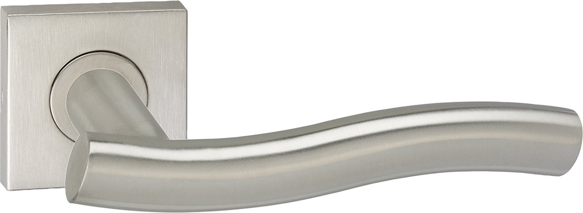 Deurkruk - Impresso Chester - Voor binnen - Vierkant - RVS - 2 stuks