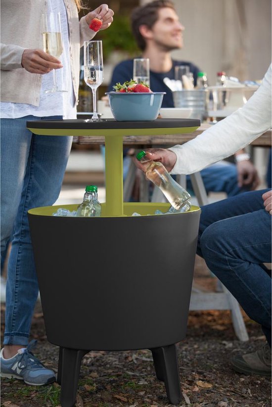 Keter bijzettafel drinkkoeler coolbar cocktailtafel 50x57