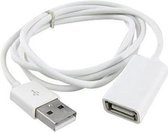 USB verlengkabel wit (1,5 meter)