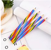 4 stuks regenboog potloden
