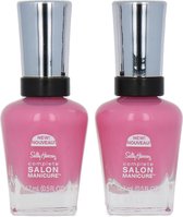 Sally Hansen Salon Manicure Nagellak - 186 Tulips Are Talking (set van 2)