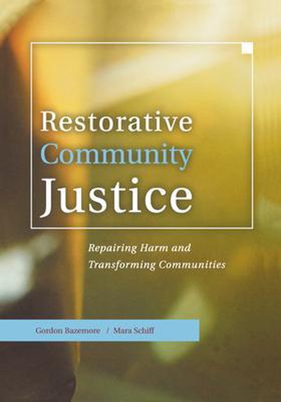 Restorative Community Justice - cover