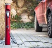 electrify eSat r10 / SMART laadpaal / 11kW, Raspberry (RAL 3027) EV charger | WiFi | App