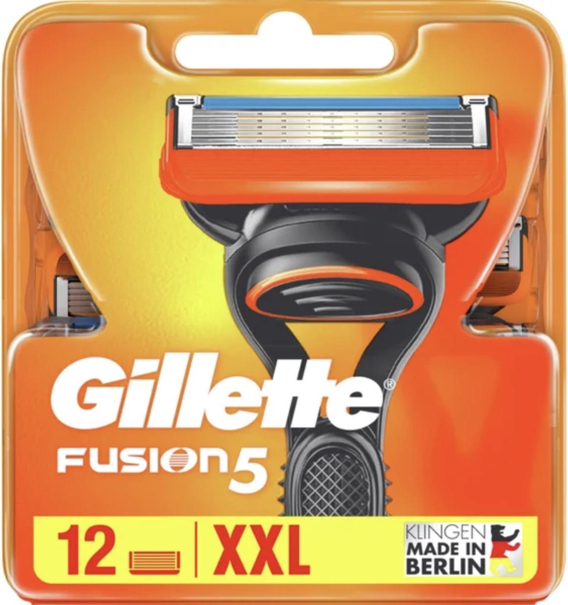 Gillette Fusion5 Scheermesjes voor Mannen - 12 Navulmesjes - XXL  Voordeelverpakking | bol.com