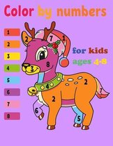 Color by Numbers For Kids Ages 4-8