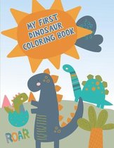 My first dinosaur coloring book