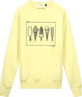 Collect The Label - Hippe Trui - IJsjes Sweater - Geel - Unisex - L