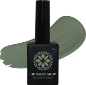 Groene gel nagellak - Olive Green 025  Gel nagellak - 15ml - De Nagel Shop - Gelnagels Nagellak