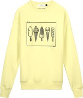 Collect The Label - Hippe Trui - IJsjes Sweater - Geel - Unisex - XS