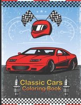 Classic Cars Coloring Book