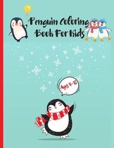 Penguin Coloring Book For Kids Ages 4-12