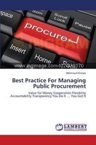 Best Practice For Managing Public Procurement