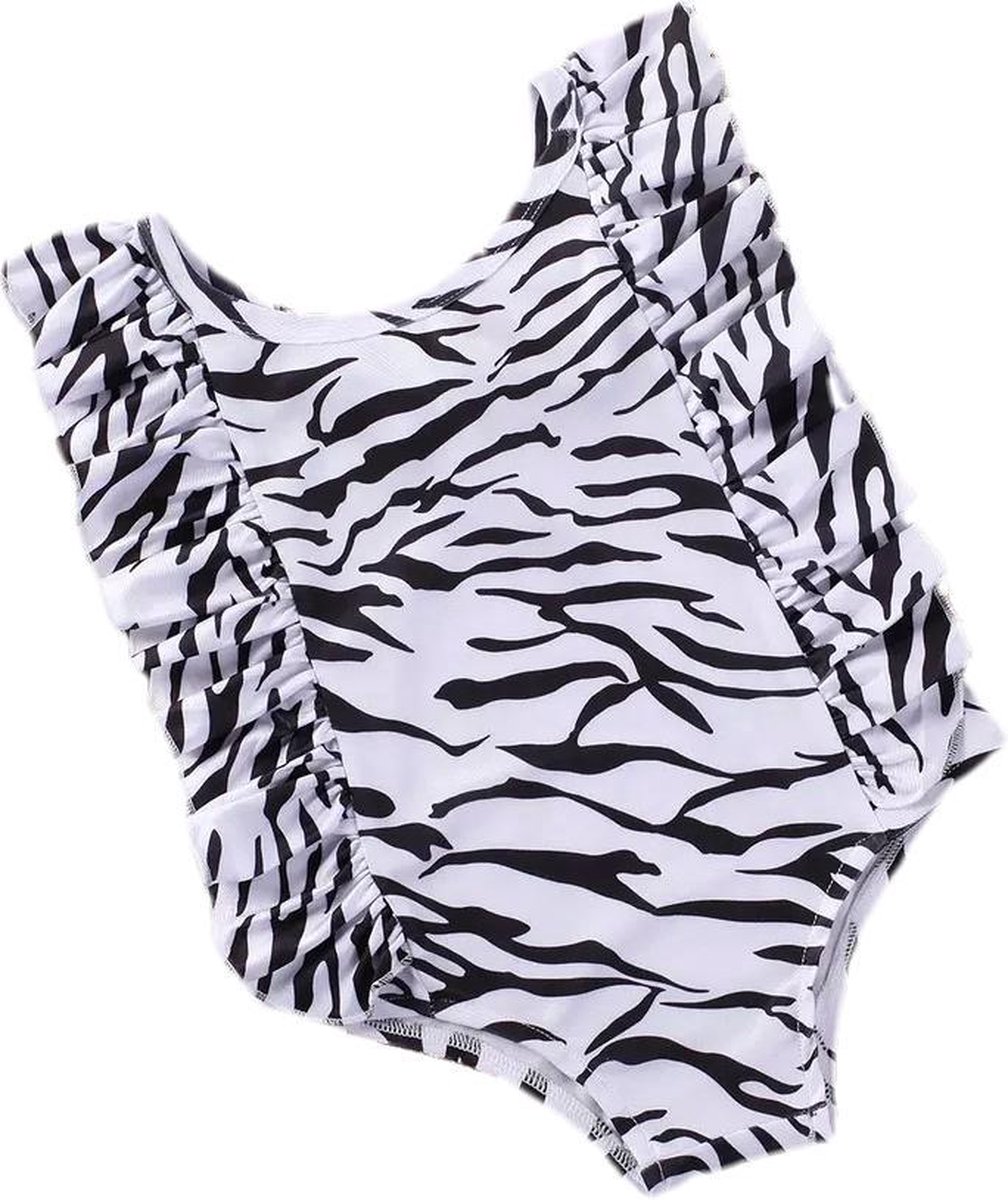 Supercute badpak zebra wit maat 86/92