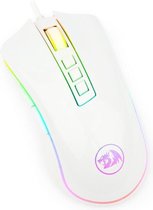 Redragon Gaming muis Cobra M711 W| Witte muis met verlichting & 10.000 DPI