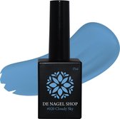 Blauwe gel nagellak - 15ml - Gelnagels Nagellak - Cloudy Sky 020  Gel nagellak - De Nagel Shop