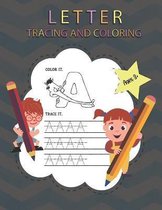 Letter Tracing And Coloring Book