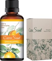 CareScent Sinaasappel Olie 50ml | Etherische Olie | Essentiële Olie | Geur Olie | Aroma Olie | Aroma Diffuser Olie