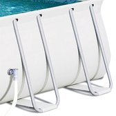 Bestway - Power Steel - Opzetzwembad inclusief filterpomp en accessoires - 732x366x132 cm - Rechthoekig