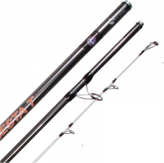 Vercelli Enygma Besta Strandhengels - 4.50m - 150-300 gram - Hi-Modulus Carbon van Vercelli — afbeelding 2