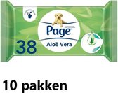 Page vochtig toiletpapier - Aloe Vera - multipak 10 pakken