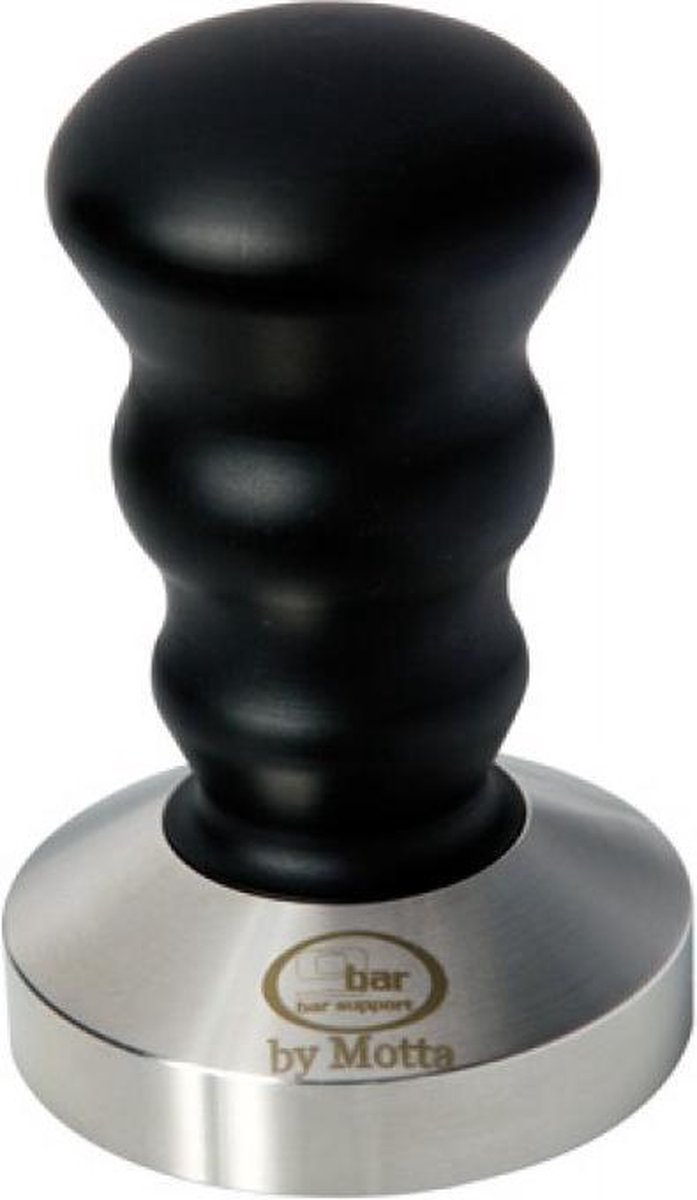 Motta Koffie Tamper 9Bar Zwart - 58mm - Vlak