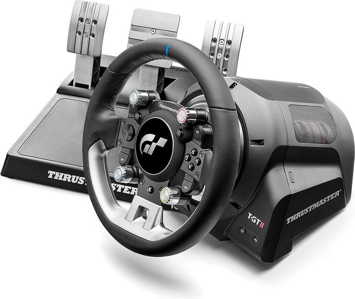 Thrustmaster T-GT II - Racestuur met 3 Pedalen - PS5, PS4, PC | bol.com