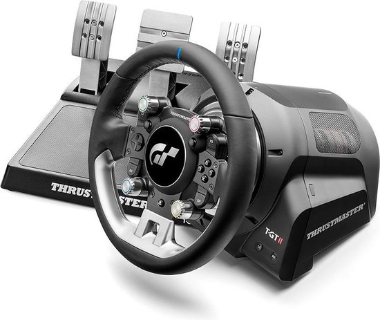 Thrustmaster T-GT II - Racestuur met 3 Pedalen - PS5, PS4, PC