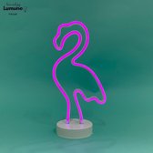 Lumuneo Neon Flamingo – LED lamp - nachtlamp – bureaulamp