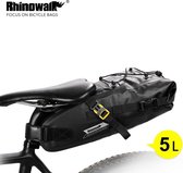 Rhinowalk® Fietstas Zadel Universeel - 5L - Reis Fietstassen - Zadeltas Racefiets - Waterdicht