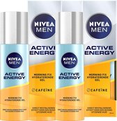 Nivea Men Active Energy Morning Fix Face Gel Multi Pack - 2 x 50 ml