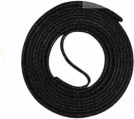 Serre- câbles Fermetures velcro 20 mm de large et 10 mètres de long (5 m rouge et 5 m noir) - organisateur de câble op rol