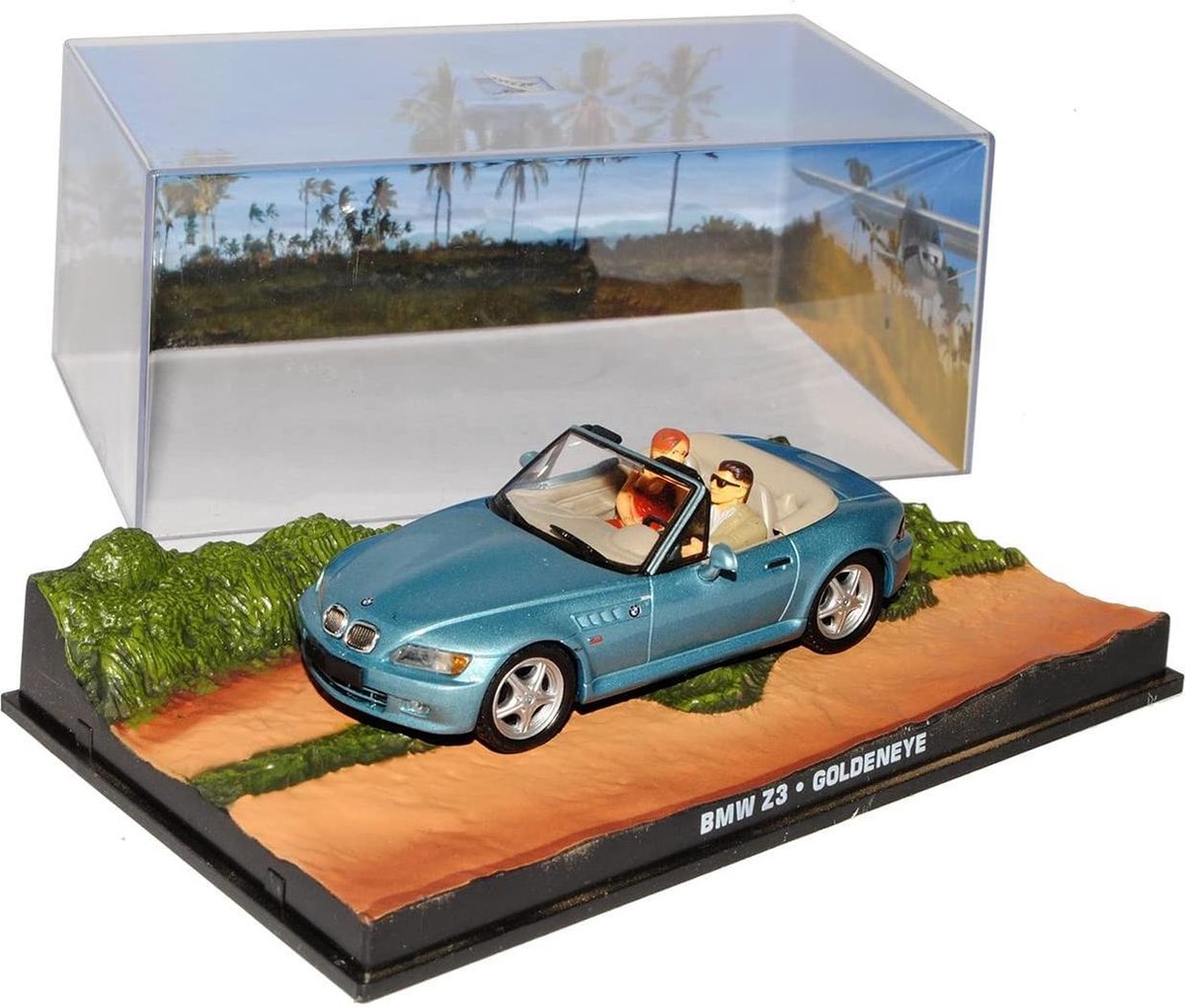 James Bond Goldeneye BMW Z3 - Blauw 1/43 Schaalmodel - Modelauto | bol