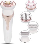 Ladyshaves Met Gezichtsborstel - Draadloos - Waterdicht - Elektrisch - Trimmer - Nat En Droog - Oplaadbaar - 4 in 1