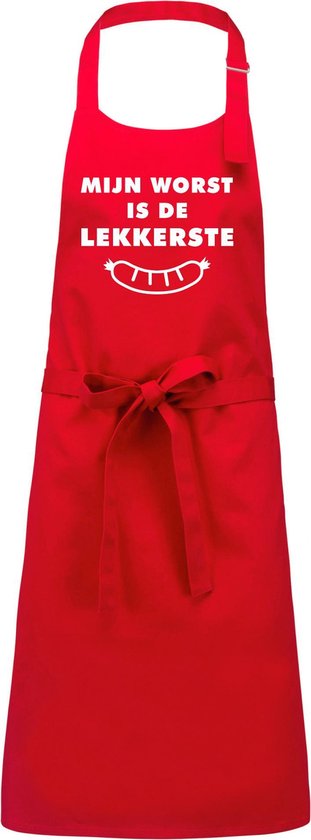 EXPRESS-STICKEREI Grappig Geborduurd Barbecue Schort - Verstelbaar Kookschort Met Spreuk Voor Dames En Mannen