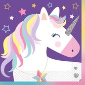 Unicorn Servetten Sterren 33cm 16st