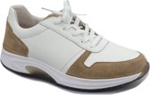 Pius Gabor Rollingsoft Sensitive 8001.10.06 - Heren Wandelsneaker - Wit/Bruin - Maat 42 EU