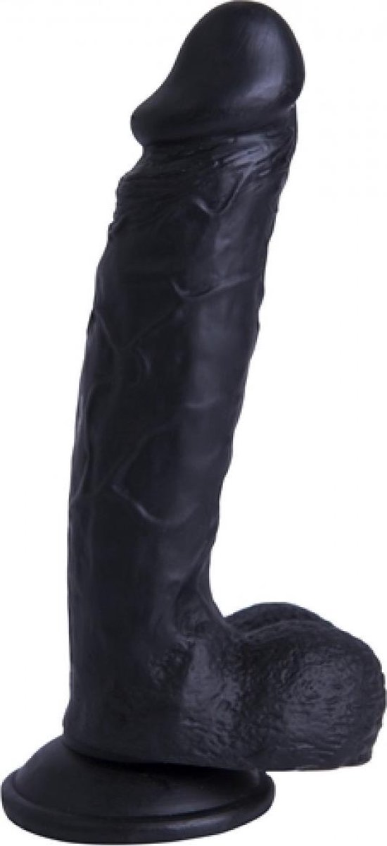 Goedkoopste Argus Joe Realistische Dildo - 22,5 Cm - zwarte reus - speciale materieaal mix waardoor super realistische huid materiaal Superzacht flexibel maar toch stevig - - Sterke aantrekkelijke verpakking
