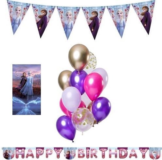uitgehongerd verhouding Zonder twijfel Frozen Verjaardag | Frozen | Disney Frozen |Feestje | Kinderfeestje |  Ballonnen |... | bol.com